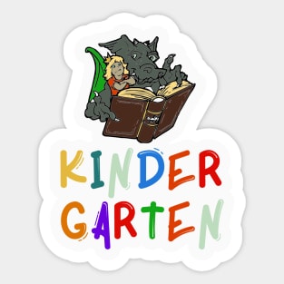 Kindergarten Dragon Prince Read Book Sticker